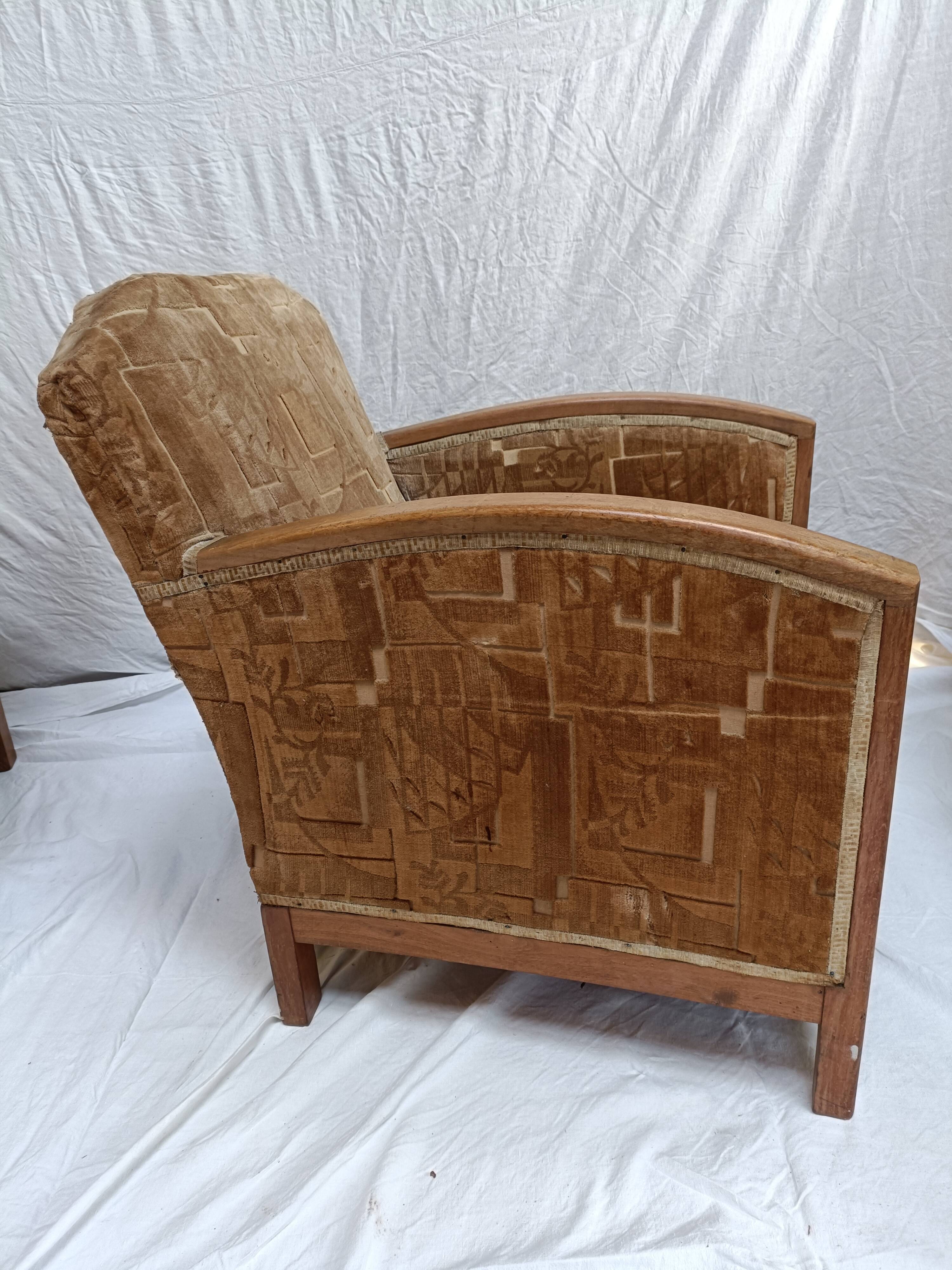 Paire de fauteuils ART DECO
