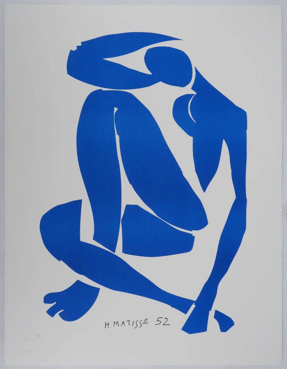 Henri Matisse: Blue Nude IV, signed lithograph