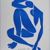 Henri Matisse: Blue Nude IV, signed lithograph