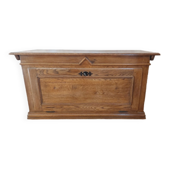 Solid oak TV cabinet