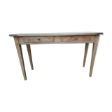 Console vintage wood L120