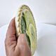 Vintage Ceramic Tarte Dish, Barbotine Lemon, 23 cm