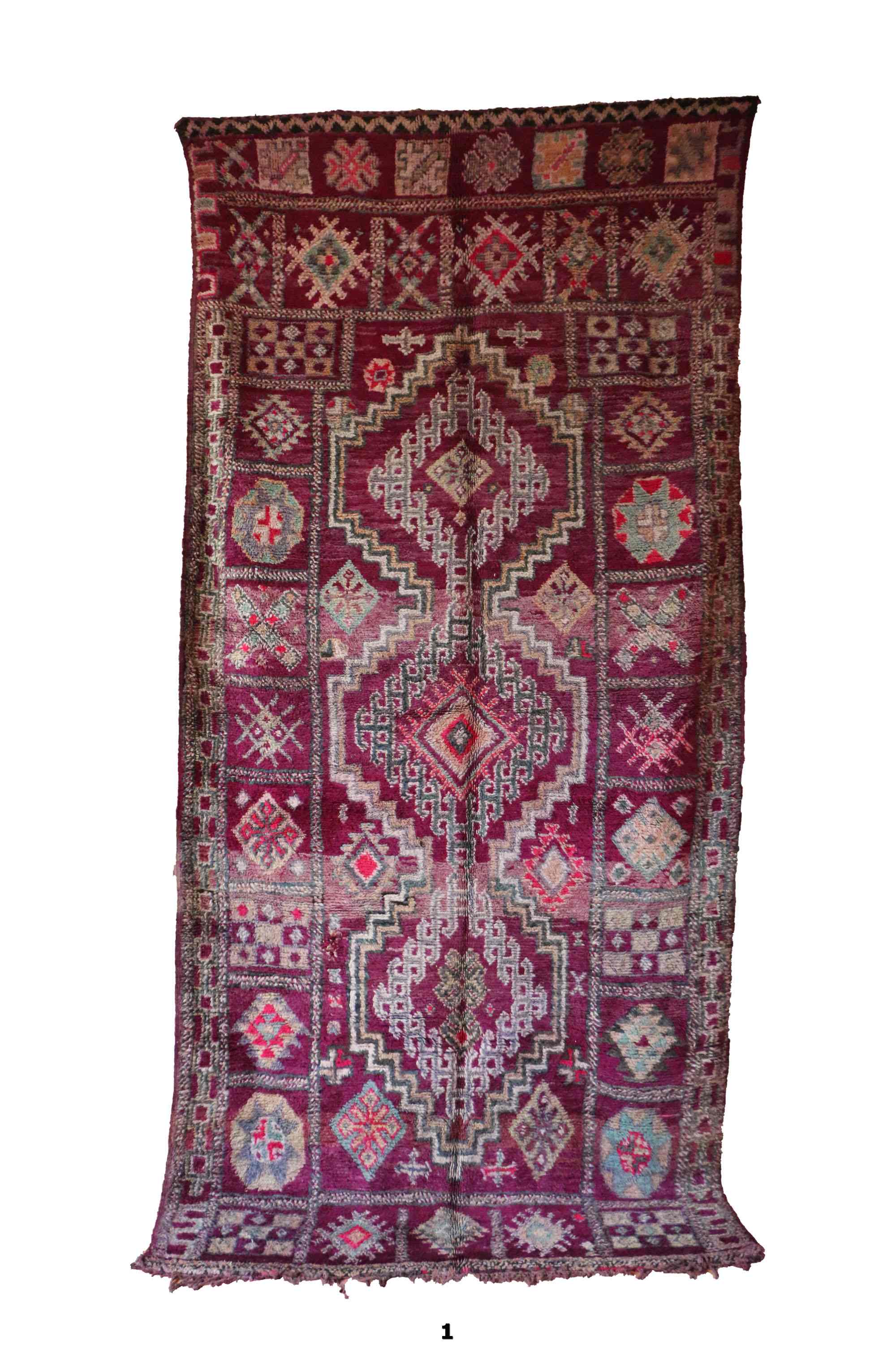 Moroccan carpet - 169 x 368 cm