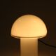 White glass table lamp, Onfale, Artemis by Vistosi, 70s production