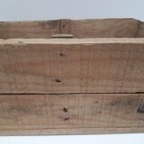 Wooden box trapezoidal