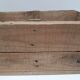 Wooden box trapezoidal