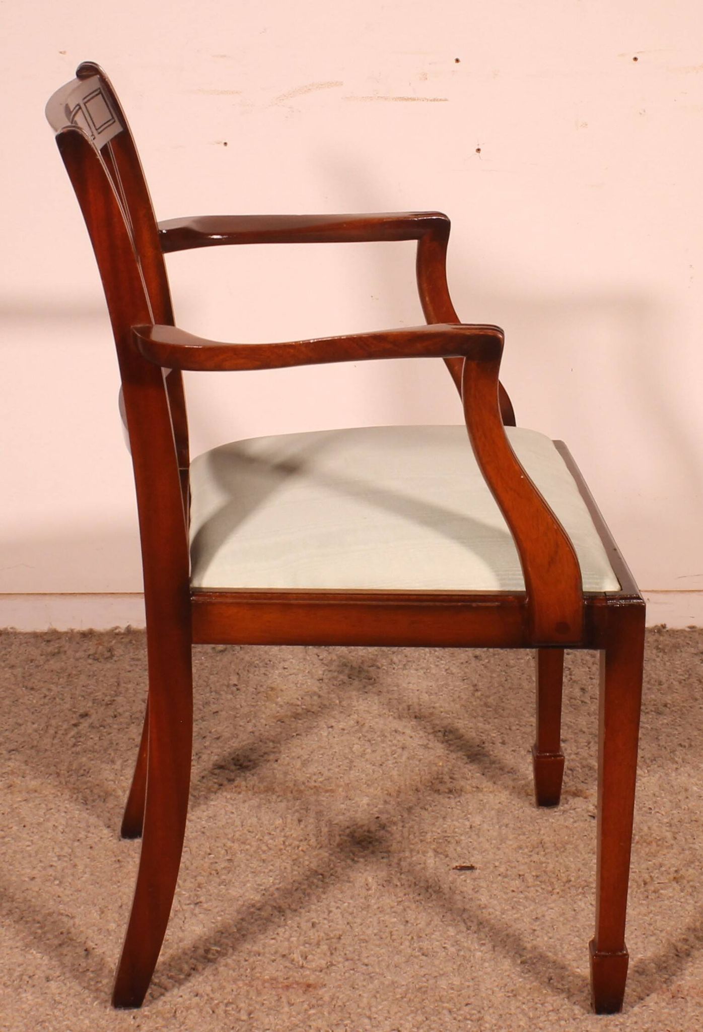 office chair or other Hepplewhite style in mahogany
