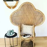 Emmanuelle vintage rattan armchair