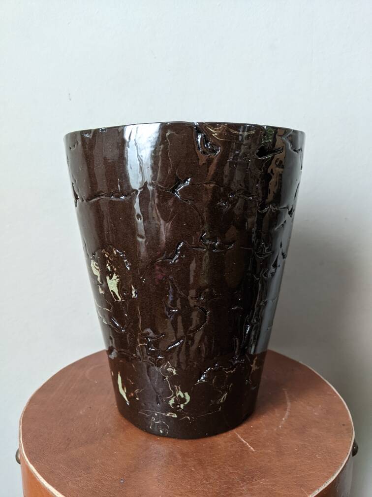 Ceramic vase, handmade pottery, contemporary design, country decor