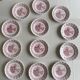 12 dessert plates Fontebasso Italy.