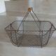 Old metal basket