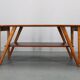 1960s Danish Coffee Table in Teak and Oak, Restored Scandinavian Modern Des