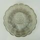 1970s mid century SCONCE or CEILING FIXTURE petal-shaped glass