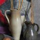 Potter's pitcher Art-popular in old enamelled earth