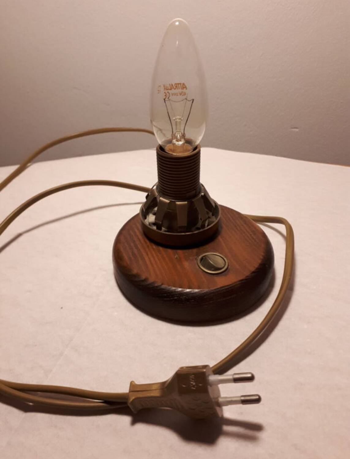 Bedside lamp from the 1960s and 1970s