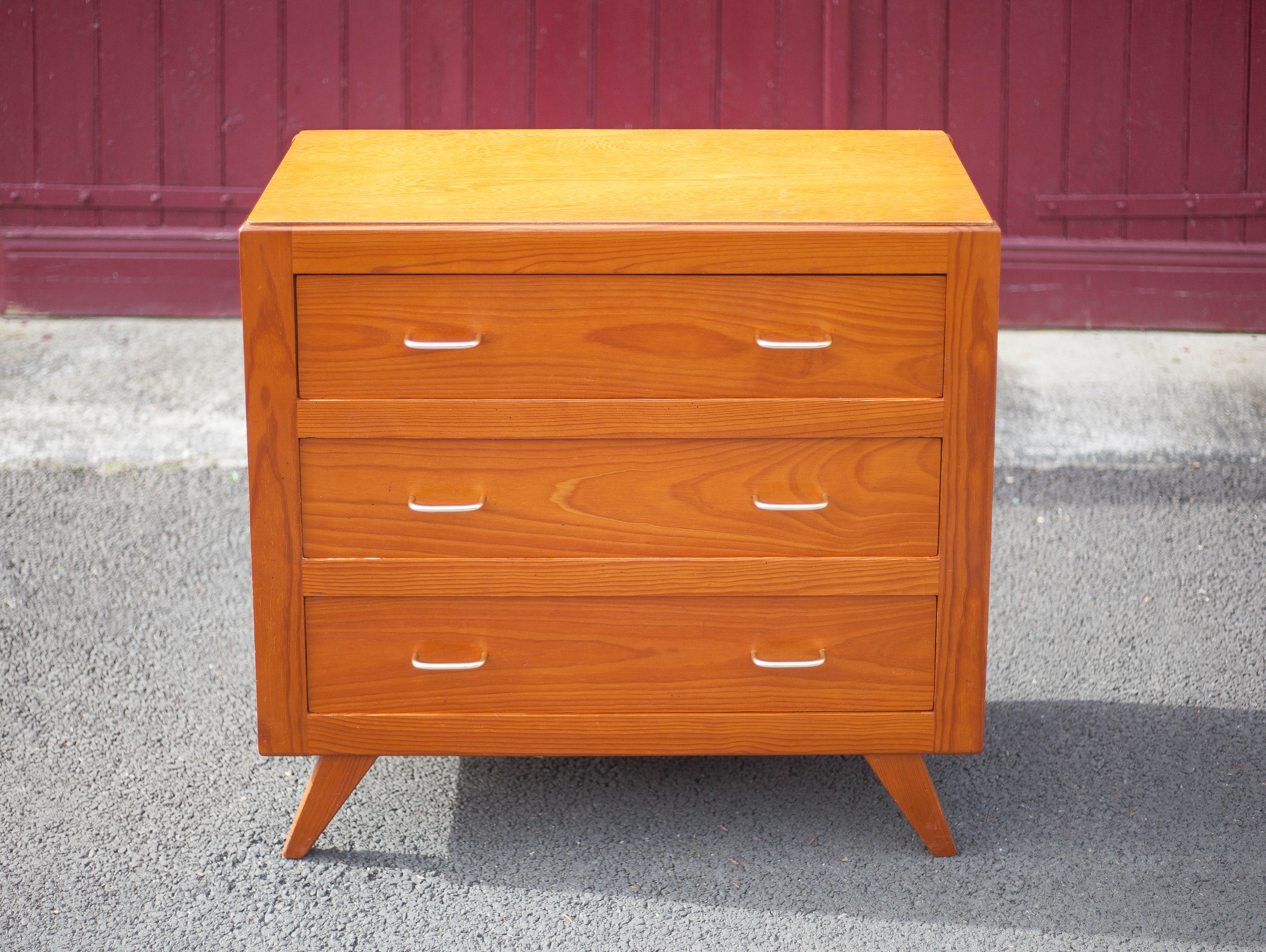 Vintage chest of drawers, pine wood chest of drawers, storage unit, bedroom, decoration