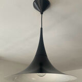Vintage black metal pendant lamp