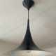 Vintage black metal pendant lamp