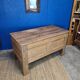 Bureau vintage vers 1920, table de ferme
