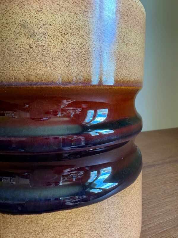 Cache pot céramique Digoin années 70