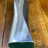 Twisted aluminium vase