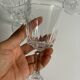 4 verres en cristal
