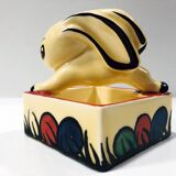 Rabbit Ashtray • Empty Pocket • Earthenware • Art Deco • Ditmar Urbach • 1930