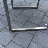 Chair with square section tubular steel structure