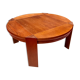 Table basse ronde brutaliste primitif