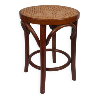 Tabouret bistrot en bois courbé