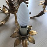 Palm leaf chandelier 1970