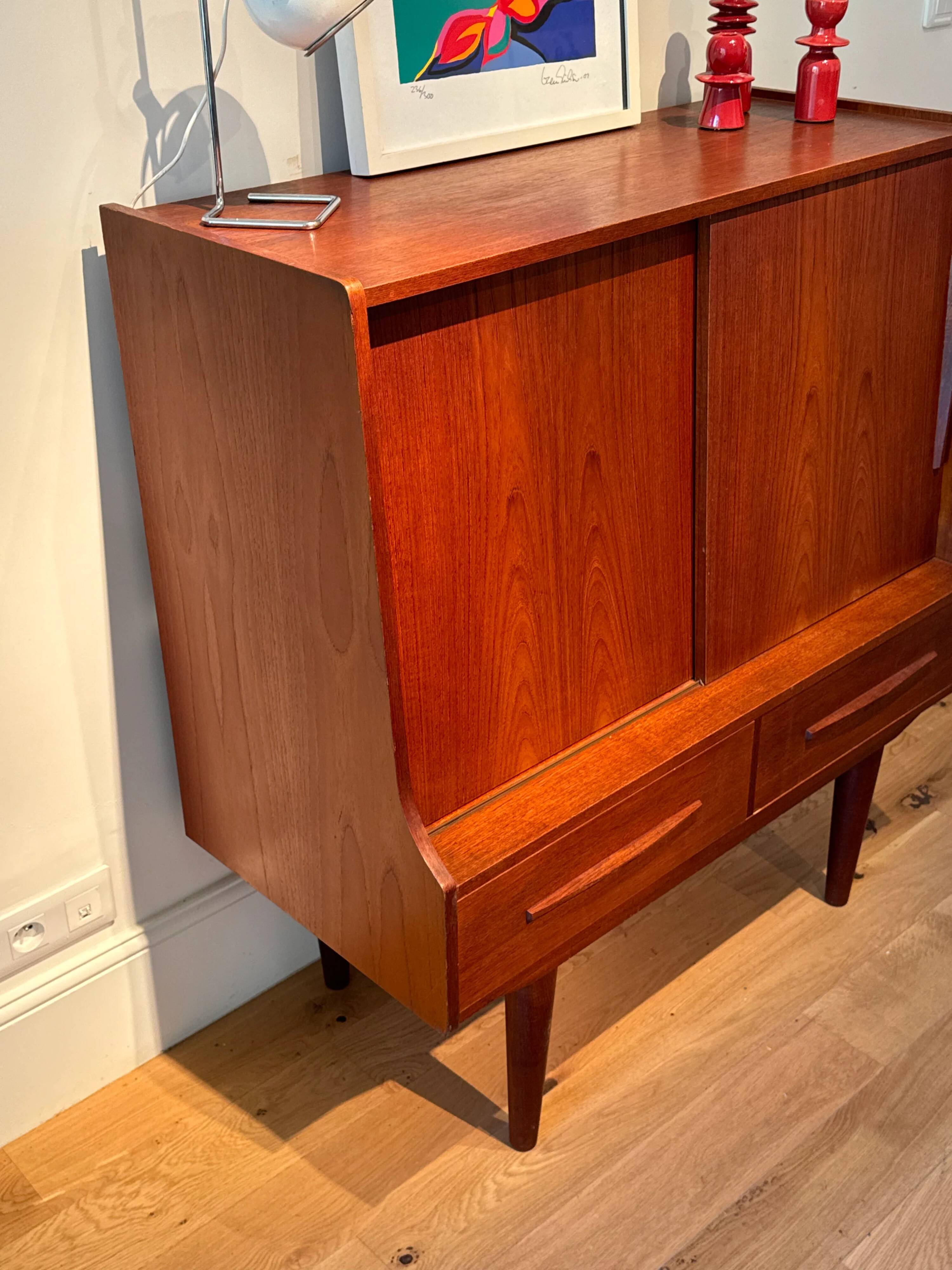 Buffet scandinave vintage en teck "Mads"