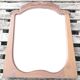 Mirror art deco in wood 88 x69 cm
