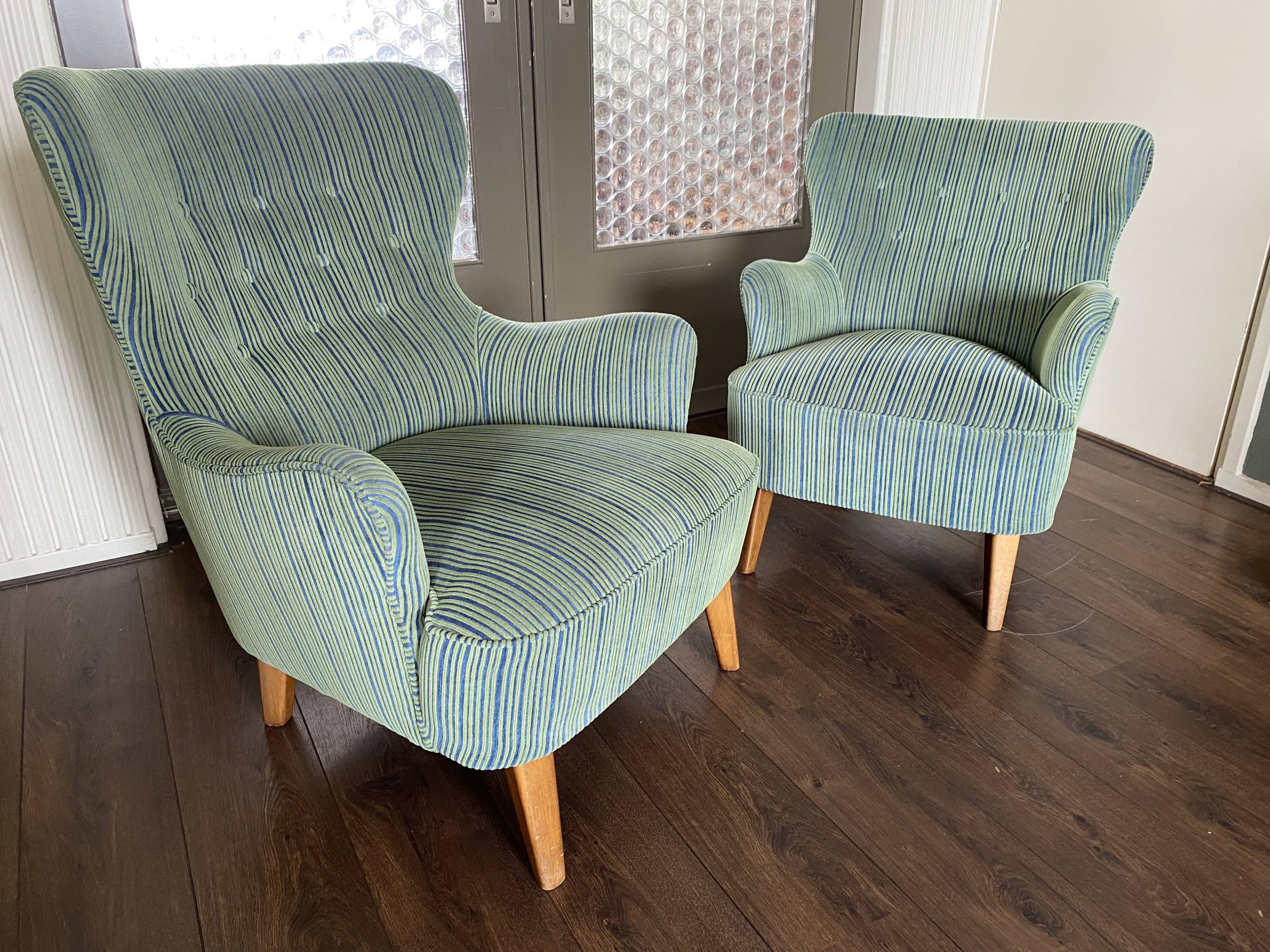 Vintage Lounge Chairs by Theo Ruth for Artifort, 1950s, Set of 2