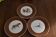 Set of 3 animal dessert plates Moulin des Loups