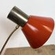 Lampe de table rouge vintage, années 1970