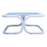 Vintage metal and marble coffee table