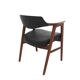 Fauteuil scandinave en teck Erik Kirkegaard Suède 1960