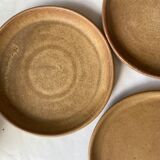 Set of 4 stoneware dessert plates