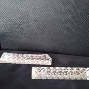 Coffret de 10 porte couteaux en cristal au plomb forme triangulaire