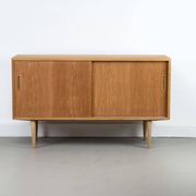 Danish Oak Sideboard by Carlo Jensen for Hundevad & Co., 1960s