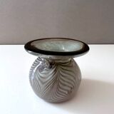 Erwin Eisch Selection, Vase and Bowl, 80's, Studio Glass