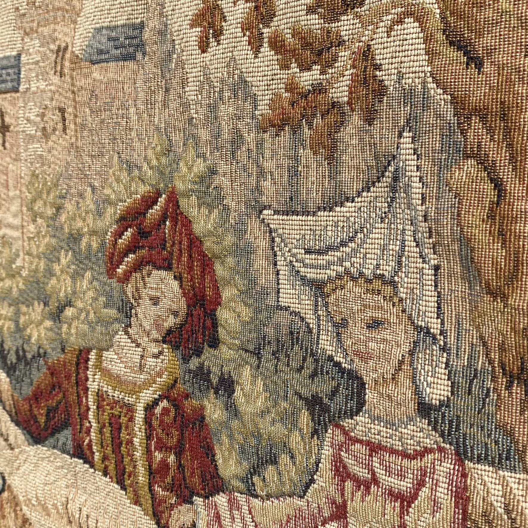 Tapisserie murale "Chasse royale ", Franklin Mint, fabriqué en France