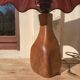Pied de lampe design brutaliste Richard Lecompte