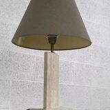 Lampe vintage en marbre et en laiton