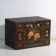 Antique chest painted in pine wood – China, around 1900
