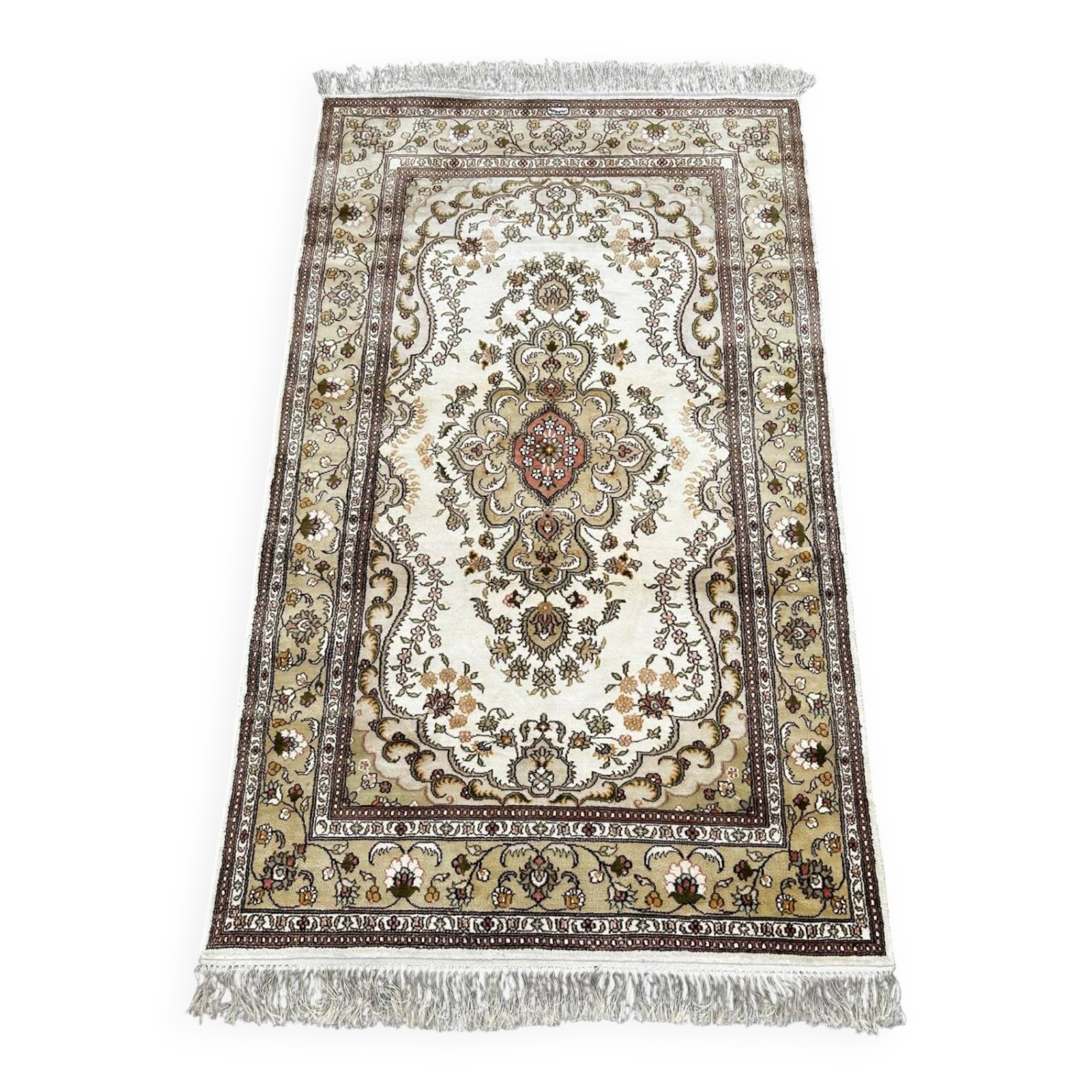 Hereke silk rug