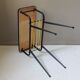 Table d'appoint formica & scoubidou vintage