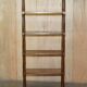 Bibliothèque vintage style Regency en acajou flammé 198 cm