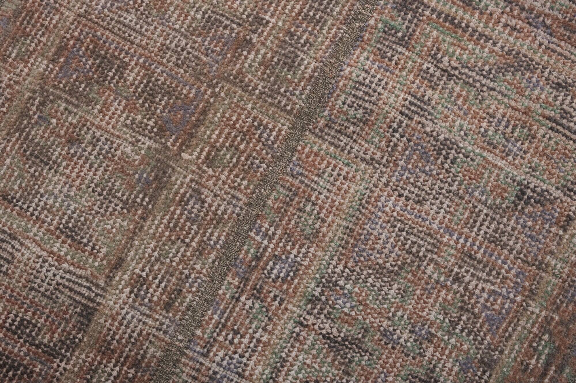 Vintage Turkish hallway rug 55x373 cm